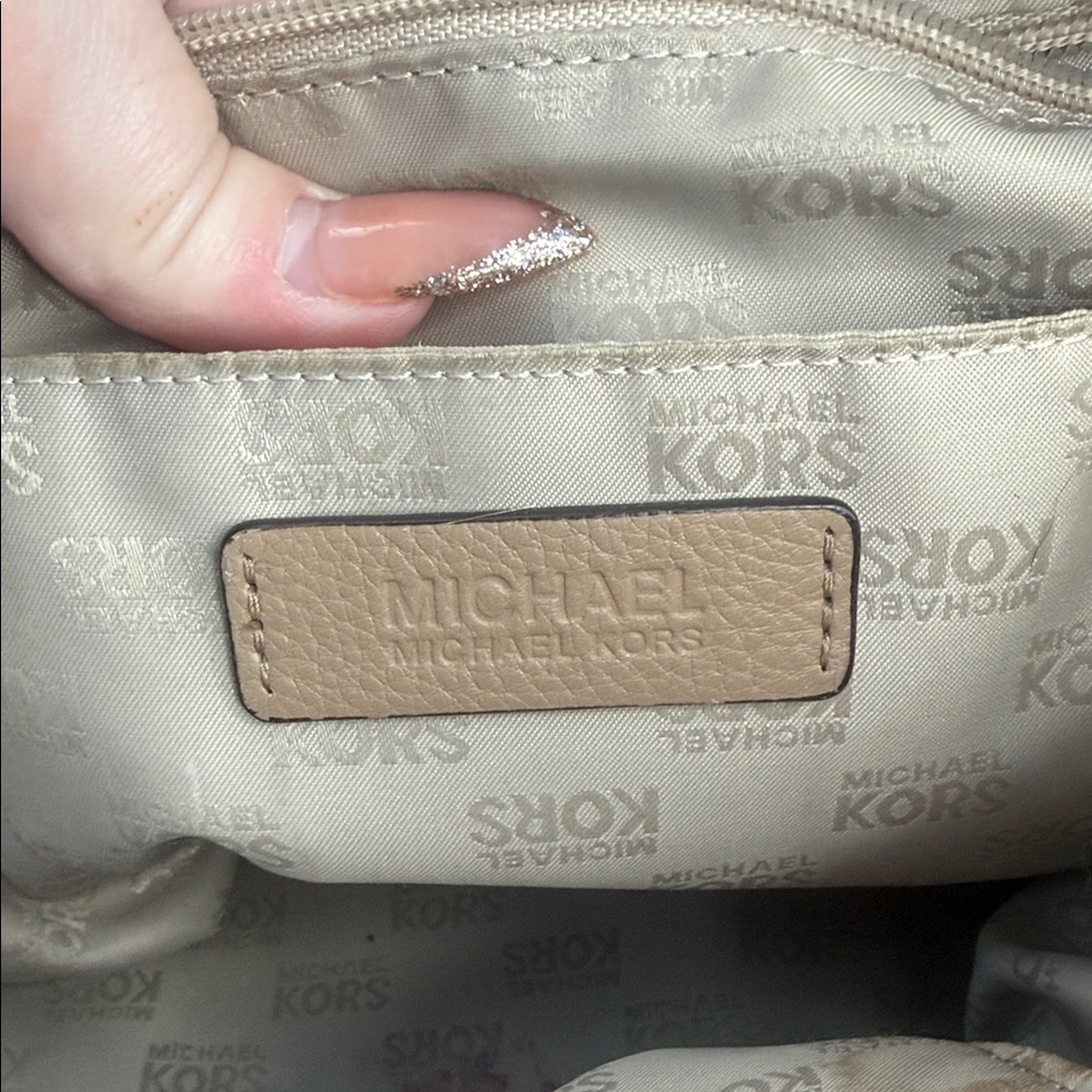 Michael Kors Brown Leather Satchel - Picture 9 of 12